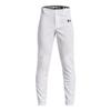 Under Armour Boys Utility Baseball Pant Closed, (100) White / / Black, X-Small view 1
