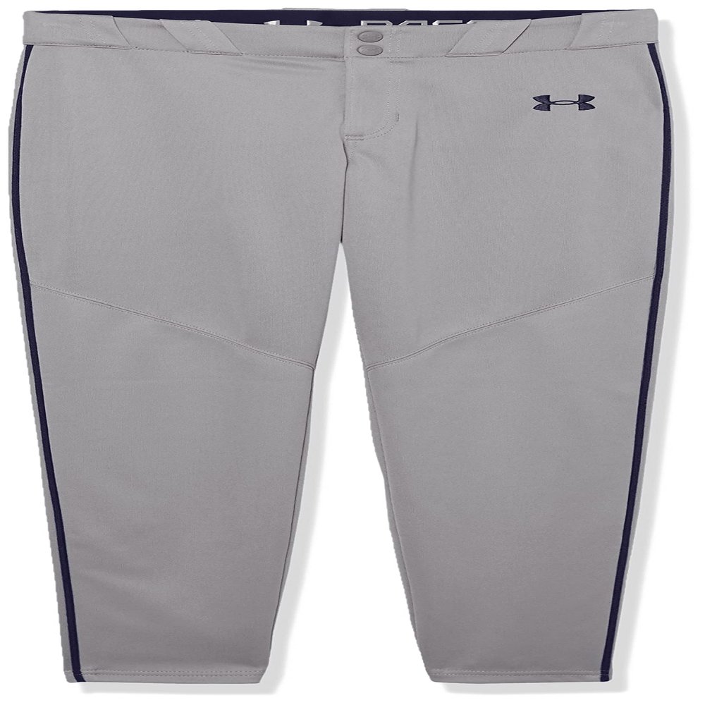 Under Armour Boys Utility Baseball Pant Pipe, (082) Baseball Gray/Midnight Navy/Midnight Navy, X-Large