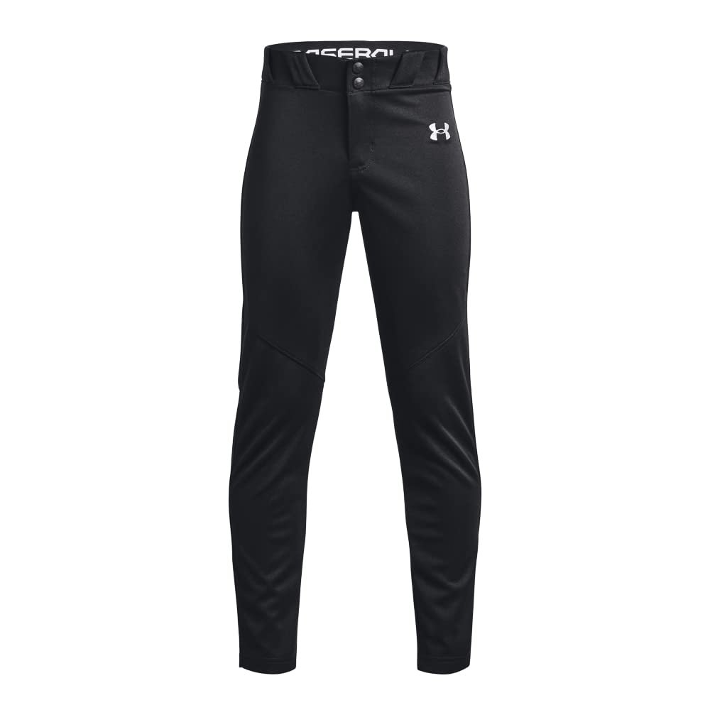 Under Armour Boys Utility Baseball Pant, (001) Black / / White, Small
