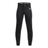 Under Armour Boys Utility Baseball Pant Closed, (001) Black / / White, Large view 1