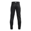 Under Armour Boys Utility Baseball Pant Closed, (001) Black / / White, Large view 2