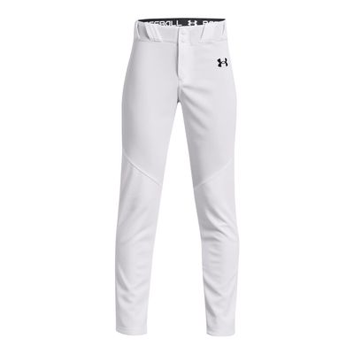 Under Armour Boys Utility Baseball Pant, (100) White / / Black, X-Small