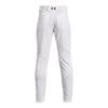 Under Armour Boys Utility Baseball Pant, (100) White / / Black, X-Small view 2