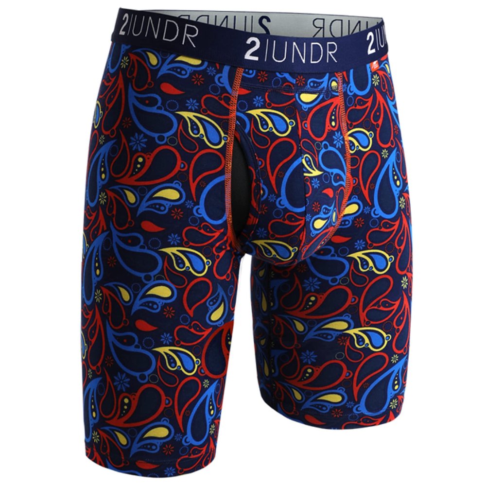2UNDR Mens Swing Shift 9" Boxer Long Leg Underwear