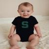 Wes and Willy Baby College Team 3 Pack of Cotton Rompers(Michigan State, 6 Month) view 2