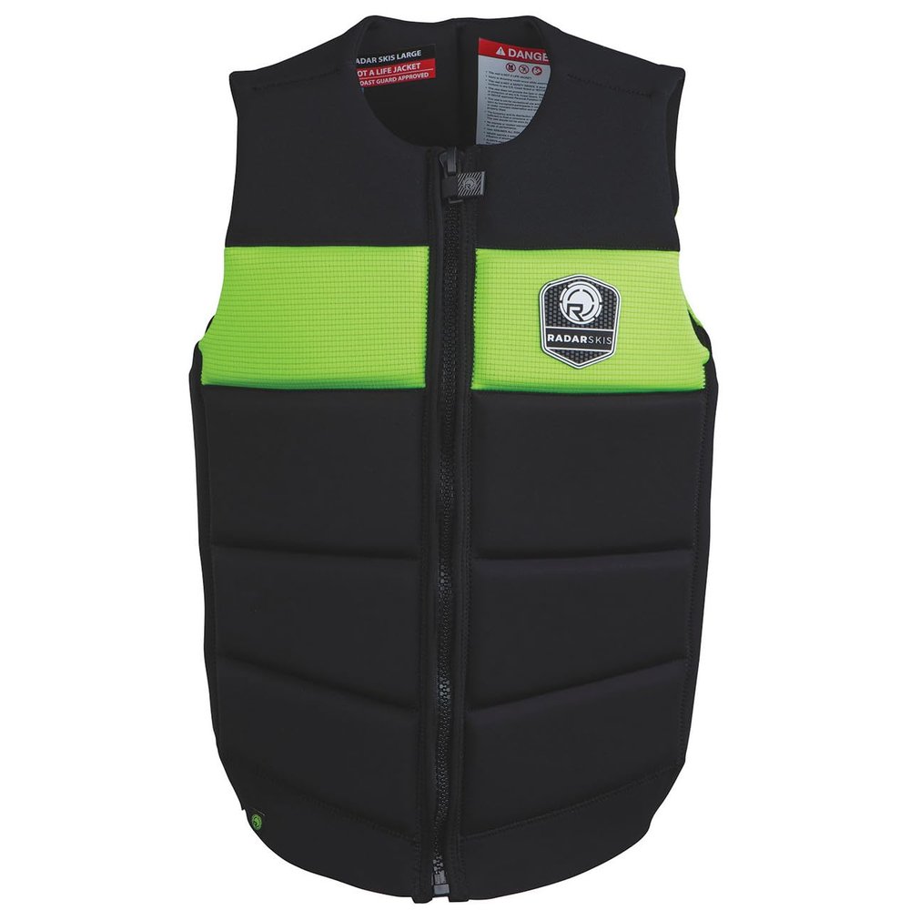 Radar Tidal Limited CE Impact Vest, Volt Green/Black, Small