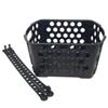 EBike Basket -BiKASE Dairyman Molded Basket - Universal to fit All Racks Including Electric Bikes with Rear Batteries Easy on and Off. view 1