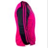 Men's Goalkeeper Soccer Jersey, Padded Goalie Shirt with Sponge Protector (Pink/Black, Small) view 3