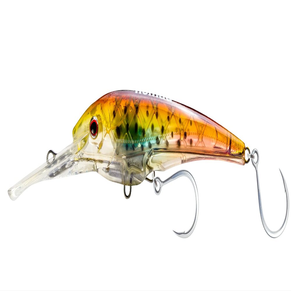 Nomad Design DTX Minnow 125 with Patented Autotune System - Distressed Baitfish Swimming Action, BKK Diablo 5X Singles 3/0 Hooks