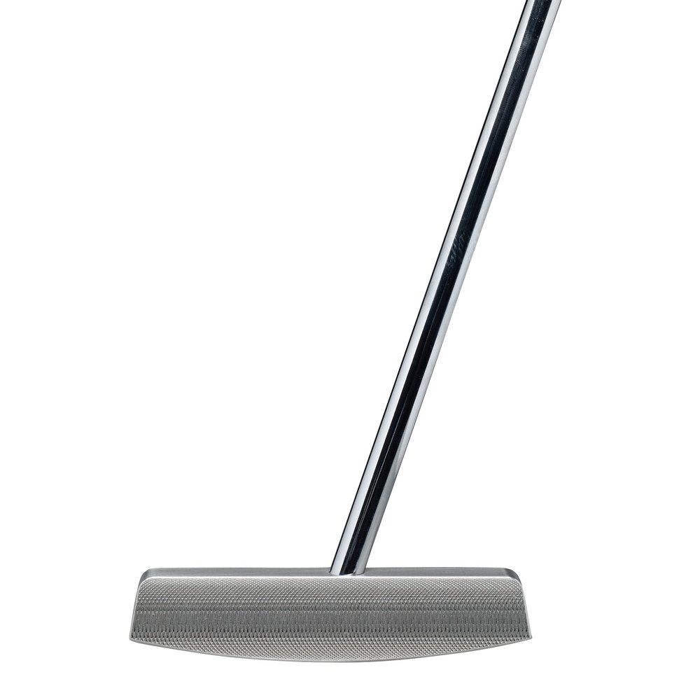 Bell II N-410 No-Offset Center Shaft Jumbo/Oversize Blade Golf Putter + Winn Dri-Tac Dark Gray Standard Grip (Right, 33)