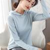 Women's Long-Sleeve Hooded T-Shirt Sun Protection Lightweight Cotton Soft Shirt Summer Short Sleeve Solid Hoodie view 2