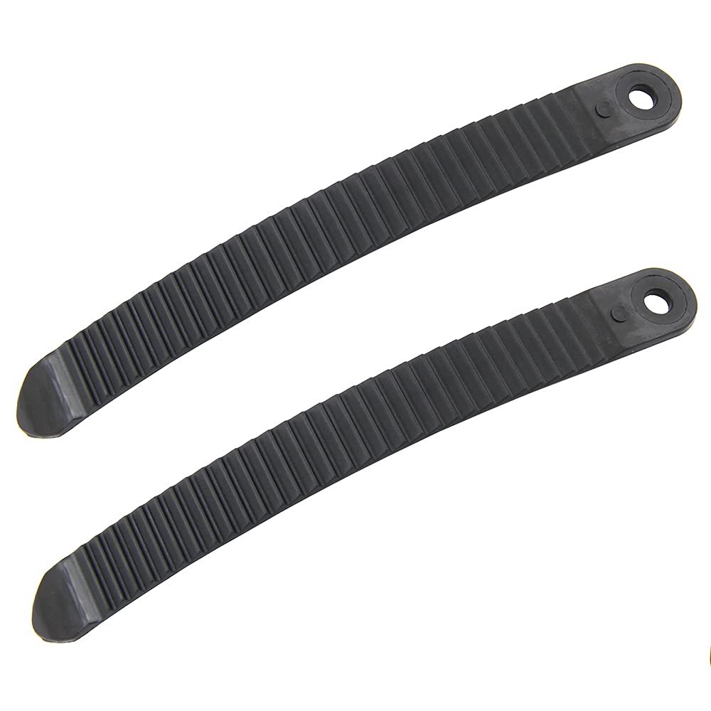 UP100 7.2 inch & 183mm Snowboard Binding Toe Tongue Ladder Straps Black for Snowboard Boot