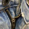 Men's Fashion Ripped Short Jeans Frayed Cut Off Slim Fit Denim Shorts Casual Straight Breathable Jean Short-Pant (31,Light Blue) view 3