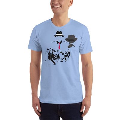 2ndhalf Dick Tracey Days T-Shirt Baby Blue