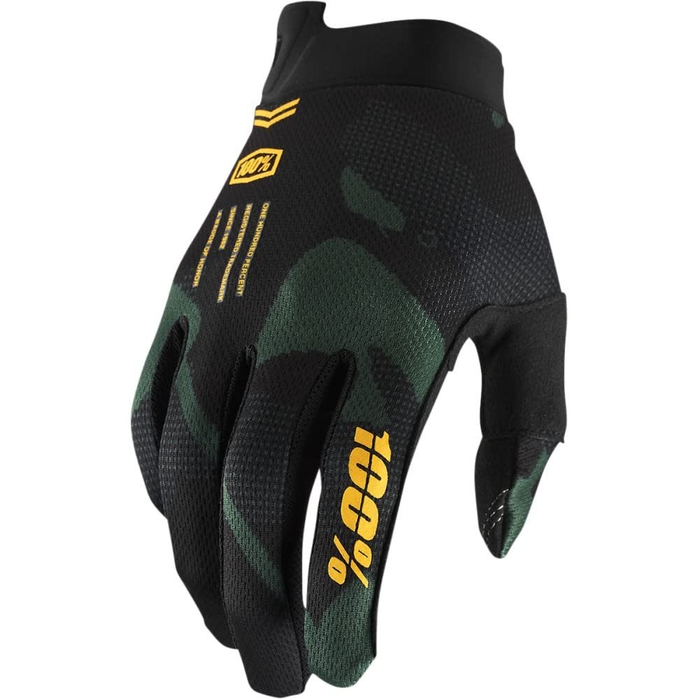 100% iTRACK Youth Glove - Sentinel Black - LG