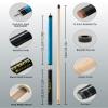 CRICAL Heavy Hitter Jump Break Cue 3-Pieces 54inch Short Maple Break Jump Cue with 13.5mm Tip Punch Cue Professional Jump Cue Billiard Pool Stick view 2