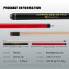 CRICAL Heavy Hitter Jump Break Cue 3-Pieces 54inch Short Maple Break Jump Cue with 13.5mm Tip Punch Cue Professional Jump Cue Billiard Pool Stick view 3