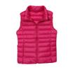 Xiangliy Autumn Women Ultra Light Down Vest White Duck Down Coat Parka Female Casual Sleeveless Waistcoat rose red L view 1