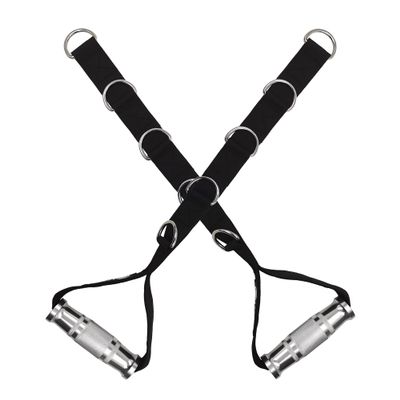 J Bryant Fitness Metal Gym Handles Multi D-Ring Handle Heavy Duty Aluminum Alloy Handle Grips Durable Workout Handles for Pulley LAT Pull Down System