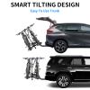 WEIZE Hitch Bike Rack, Wobble Free Smart Tilting Folding Bicycle Car Racks for Standard, Fat Tire and Electric Bike, 2-Bike 160 lbs Capacity, 2-inch Receiver view 4