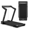 Goplus 4.0HP Heavy Duty Folding Treadmill, Electric Foldable Superfit Treadmill with LED Touch Screen, Heart Rate Belt, Fatigue Button, Blue Tooth Speaker, Walking Running Machine for Gym, Home view 1