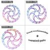 LvTu 160mm Disc Brake Rotor 180mm / 203mm, Stainless Steel Mountain Bike BMX Floating Rotors (Size : 203mm) view 2