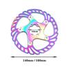LvTu Bike Rotor Floating Disc Brake 140mm/ 160mm with 6 Bolts - Colorful (Size : 140mm) view 2