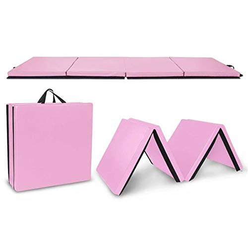 284 x 115 x 5)cm(L x W x H Folding Gymnastics Gym Exercise Aerobics Mat for Stretching Yoga Cheerleading