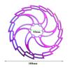LvTu Rotor 160mm Bike Disc Brakes SUS410 Stainless Steel Disc 6 Holes - Colorful view 2