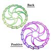LvTu Rotor 160mm Bike Disc Brakes SUS410 Stainless Steel Disc 6 Holes - Colorful view 3