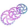 LvTu Rotor 160mm Bike Disc Brakes SUS410 Stainless Steel Disc 6 Holes - Colorful view 4