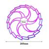 LvTu Bike Floating Disc Brake Rotor 203mm, with 6 Bolts Nickel-free Stainless Steel - Colorful view 2