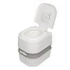 24L Commode Water Saving Toilet Flush Travel Vehicle Camping Outdoor/Indoor Potty Commode Removable view 1
