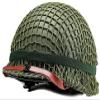 SABYDICAR WW2 US Army M1 Green Helmet Replica with Net/Canvas Chin Strap DIY Painting view 2