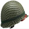 SABYDICAR WW2 US Army M1 Green Helmet Replica with Net/Canvas Chin Strap DIY Painting view 3