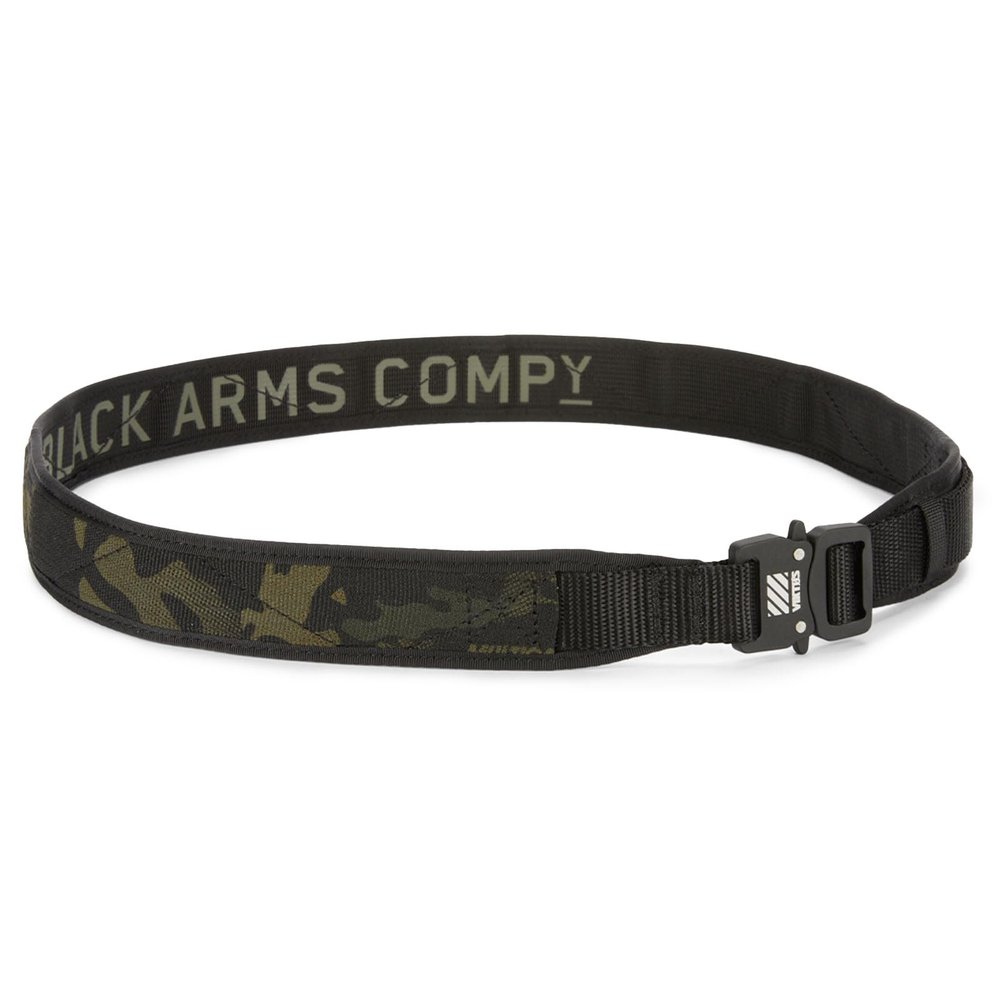 VIKTOS Men's Daily Gunfight Tactical Concealed Carry Durable Nylon 1.5" Belt with Aluminum Dual Lever Quick Release Buckle for Standard Belt Loops, Multicam Black, XL