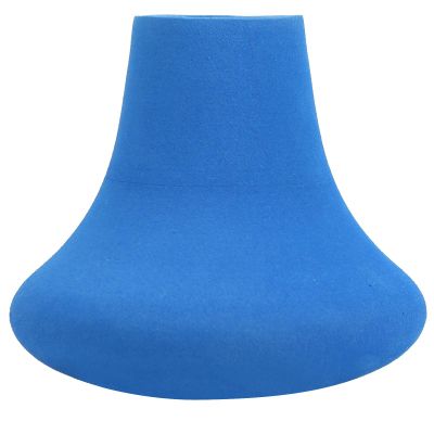 LIKJ Fishing Rod Butt Cushion, Salt Water Resistant Fishing Rod Support, Portable Not Slip EVA ShockAbsorbing Spherical for Boat Fishing Drift Fishing(Blue)