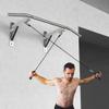 Pull Up Bars Stainless Steel Chin Up Bar, Garage Corridor Wall- Mounted Strength Training Bar, Sandbag Resistance Belt Hanging Fitness Bar, Safe Load 300kg view 3
