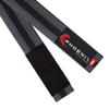 Phoenix Fight Gear Kids Jiu Jitsu Mixed Martial Arts BJJ Belt in Black, White, Grey, Orange, Yellow, Green, Purple, and Blue, Sizes M00, M0, M1, M2, M3 (Grey/Black, M1) view 2