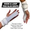 QALARO PRO Hook & Loop Grips for Girls Gymnastics | Dowel Grips, 4" Wristbands | Gymnastics Grips for Girls | Youth Bar Grips | Gymnastics Gloves view 2