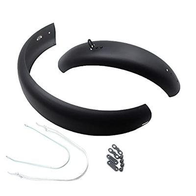RNAGRET Midaohiz Bike Fender, Bicycle Fender 16 Inch 16x3. 0 E- Bike Tire Snowboard Electric Bicycles Fender Iron Mudguards