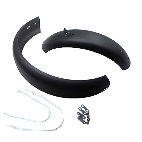 RNAGRET Midaohiz Bike Fender, Bicycle Fender 16 Inch 16x3. 0 E- Bike Tire Snowboard Electric Bicycles Fender Iron Mudguards