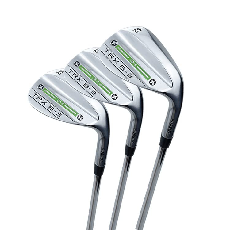 POSSOT 3 PCS Wedge Set or Individual Golf Wedges, Available in 52 Gap Wedge, 56 Sand Wedge and 60 Lob Wedge for Man and Woman Right Hand with Rubber Grip