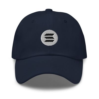 Aivdeals Solana SOL Crypto Coin Hat Navy, One Size