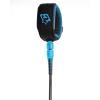 Creatures of Leisure Longboard Ankle 9 : Black Cyan Leash view 1