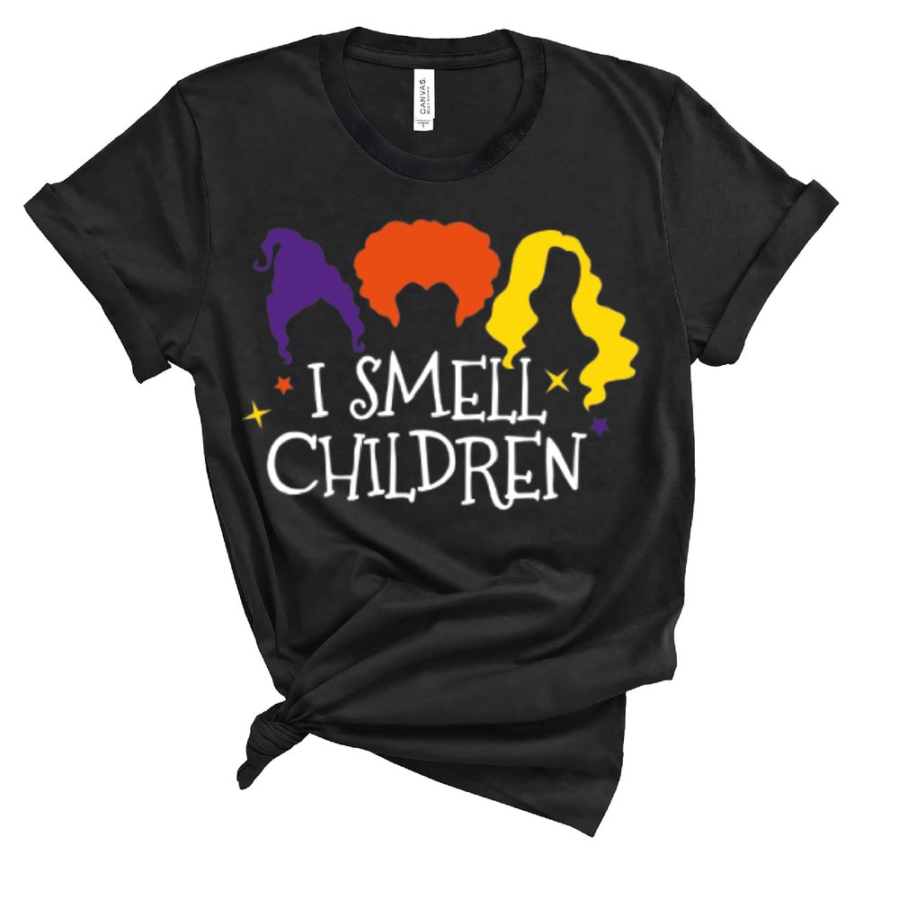 Halloween Hocus I Smell Children Shirts, Just A Bunch Of Shirt Sweatshirt Hoodie, Pocus Tees For Youth, Scary Witch Halloween T-Shirts, Matching Halloween Sisters Costumes