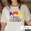 Halloween Hocus I Smell Children Shirts, Just A Bunch Of Shirt Sweatshirt Hoodie, Pocus Tees For Youth, Scary Witch Halloween T-Shirts, Matching Halloween Sisters Costumes view 2