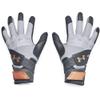 Under Armour Women's Glyde 21 Softball Gloves , (012) Pitch Gray / Mod Gray / Metallic Apricot , Large view 1