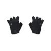 Under Armour Men's Training Half Finger Gloves , (001) Black / Black / Pitch Gray, Large view 1