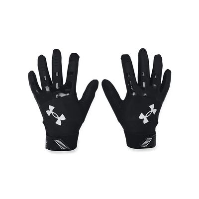 Under Armour Womens Radar Softball Gloves , (001) Black / Black / White , Large
